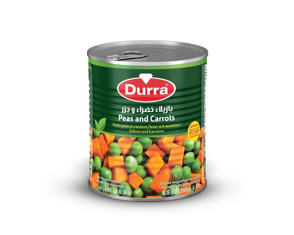 Peas and Carrots 400g - Durra (Box of 24)