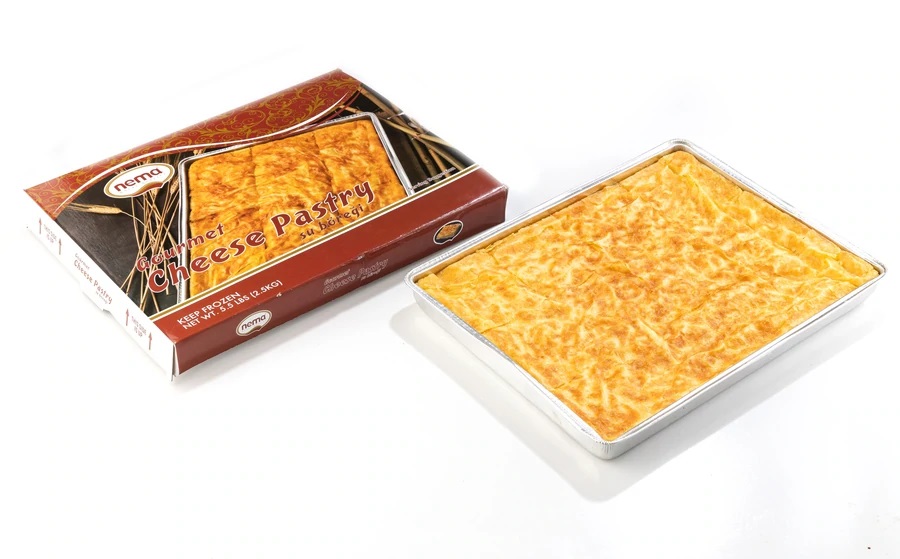 NEMA  CHEESE PASTRY - SU BOREGI (RECTANGULAR TRAY) 5.5 LBS (Box of 6)