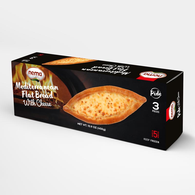 Nema Cheese Pide 450 gr (3pcs) (Box of 17)