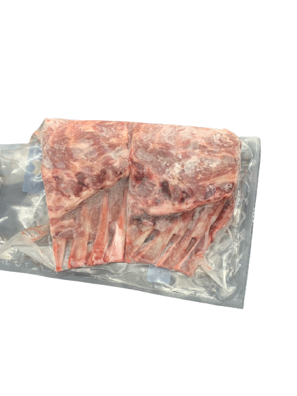 RYAN - FROZEN BONE IN LAMB SHOULDER RACK CAP ON FRENCHED 2X 4RIBS 14oz