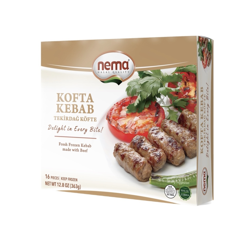 Nema Tekirdag Kofte Kebab 12.8 oz (0.8 lb) (Box of 16)