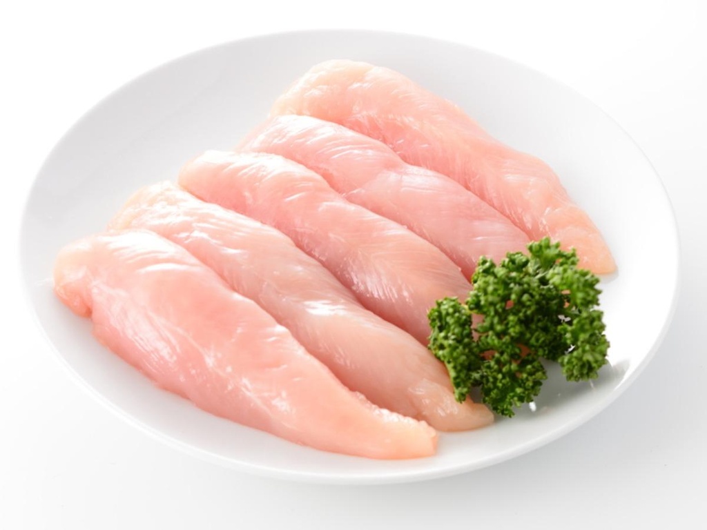 FRESH CHICKEN TENDERLOIN (SANDERSON) 40LB CASE - HALAL