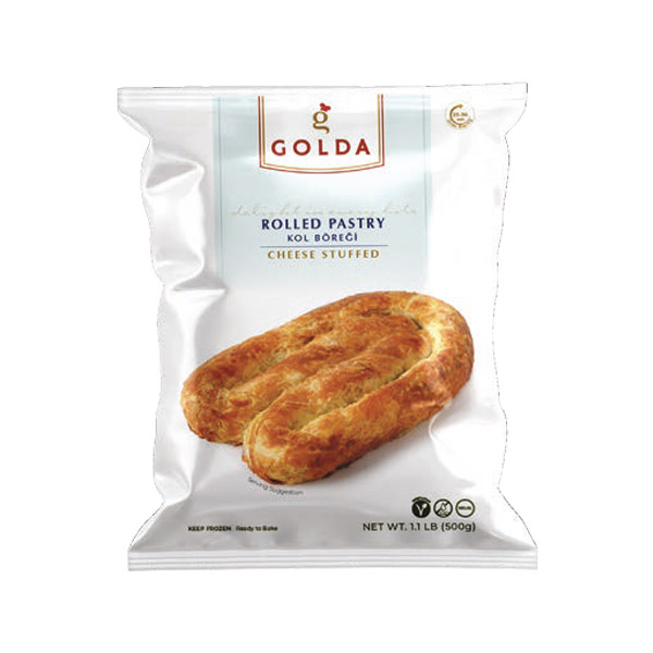 Golda Rolled Pastry with Cheese 1.1LB (BOX of 15)