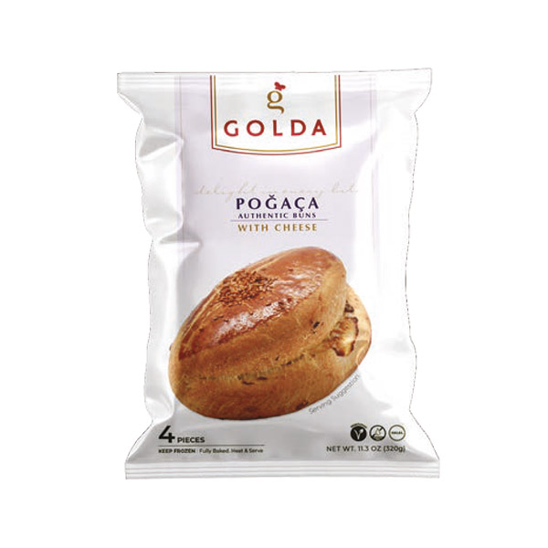 Golda Authentic Buns with Cheese – Peynirli Pogaca 11.3oz 320g (Box of 24)