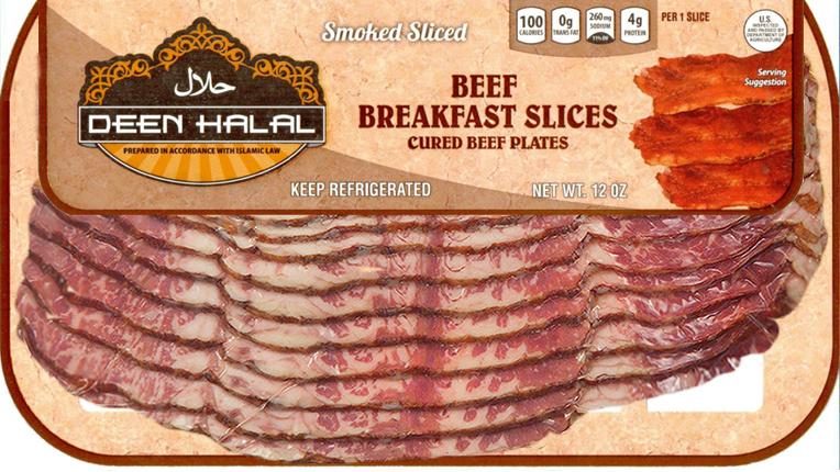 Deen Halal Beef Breakfast Slices 12 oz., (Box of 12)