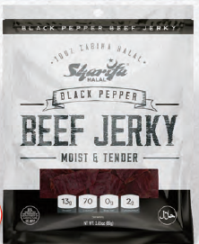 SHARIFA BEEF JERKY BLACK PEPPER (Box of 12)