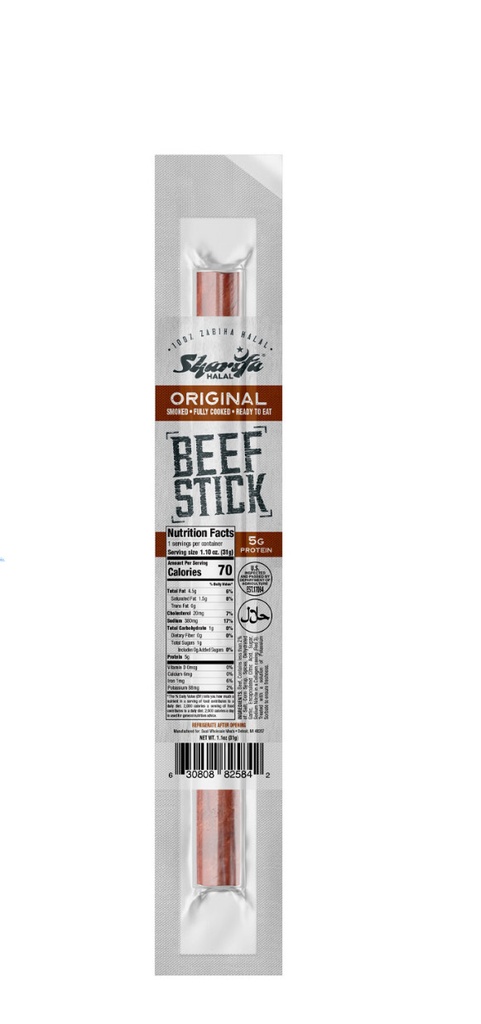 SHARIFA BEEF STICKS ORIGINAL (Box of 4)