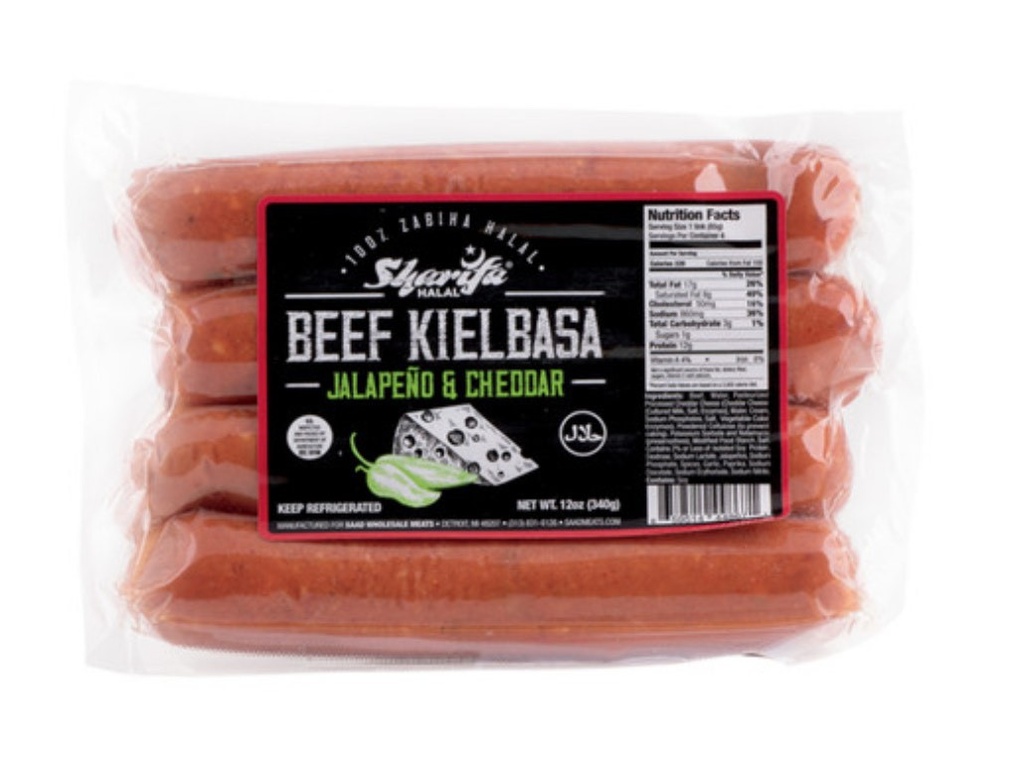 SHARIFA KIELBASA W JALAPENO CHEDDAR (Box of 16)