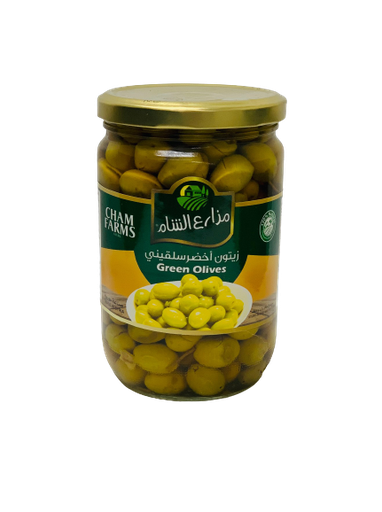 [MZ0001] MAZARE ALSHAM SALKIN GREEN OLIVES 660G (Box of 12 )