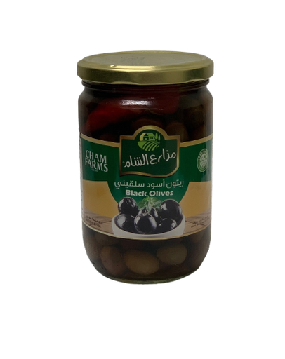 [MZ0002] MAZARE ALSHAM SALKIN BLACK OLIVES 660G (Box of 12 )