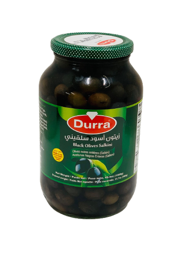 [D60155] Black Olives 1300g - Durra (Box of 6)