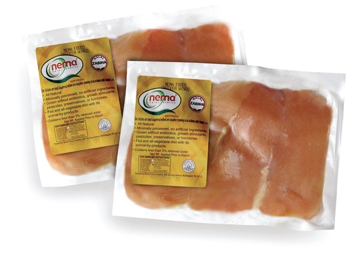 [NA0081] NEMA BS CHICKEN BREAST (#Packages per case vary) 20 LBS