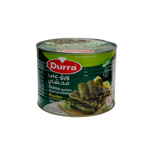 [D51018] Stuffed Grape Leaves 1900g - Durra (Box of 6 cans)